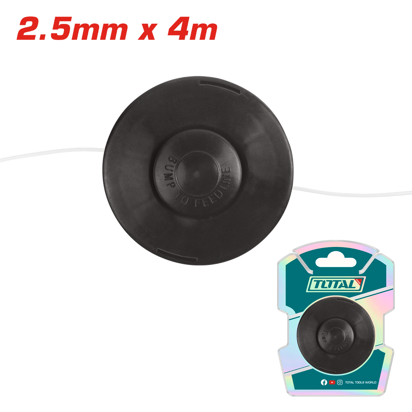Total Trimmer Line Spool 2.5mm TGTLS2545