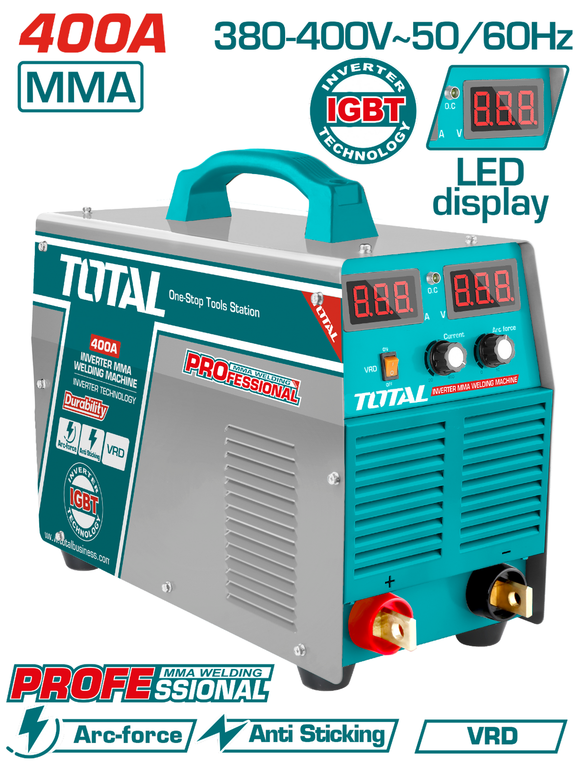 Total Inverter MMA Welding Machine 400A (TW24003)
