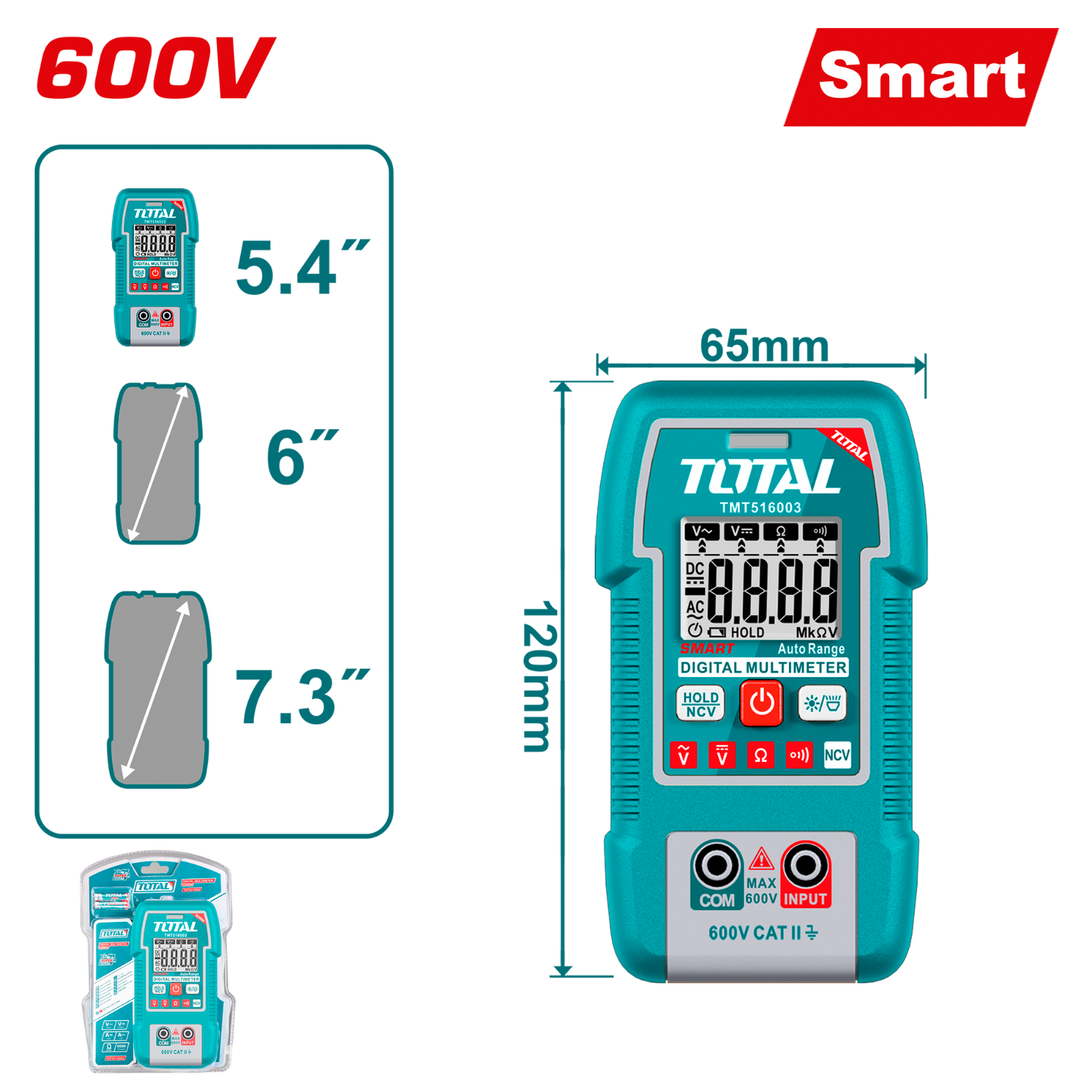 Total Digital Multimeter TMT516003