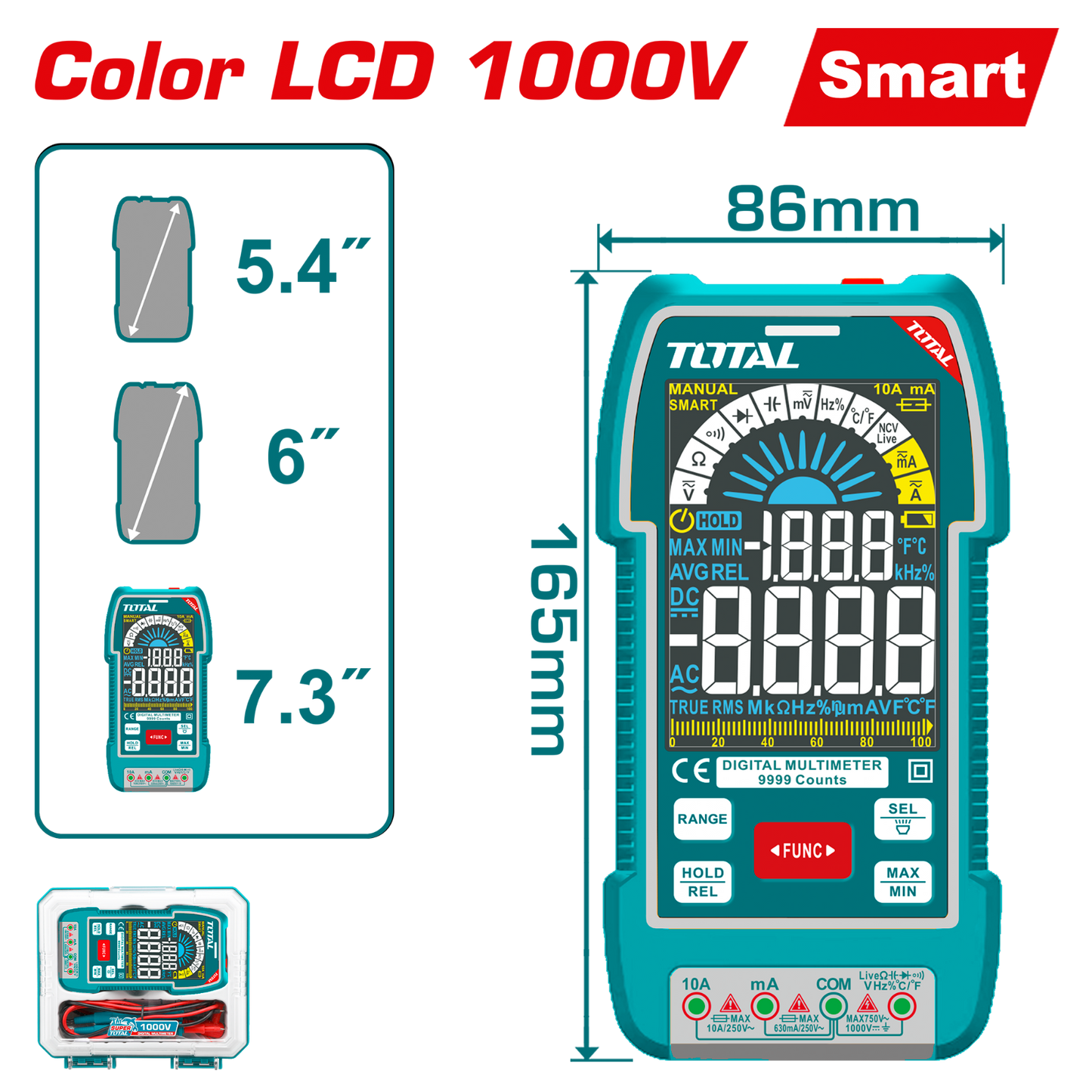 Total Digital Multimeter True RMS TMT5110004