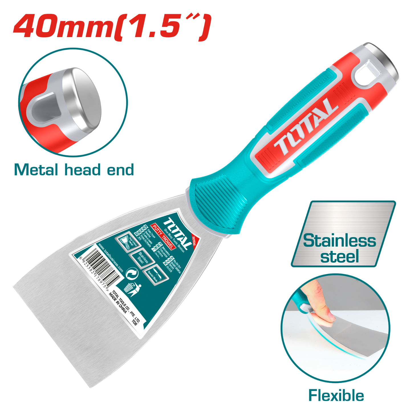 Total Putty Trowel 40mm THT83406