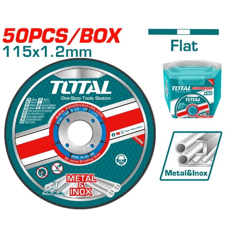 Abrasive metal cutting disc set - TAC22111550