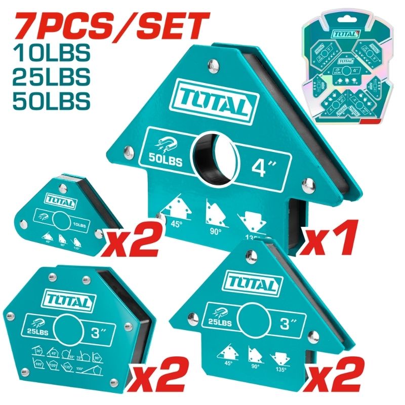 7 Pcs magnetic welding holder set - TAMWH7006