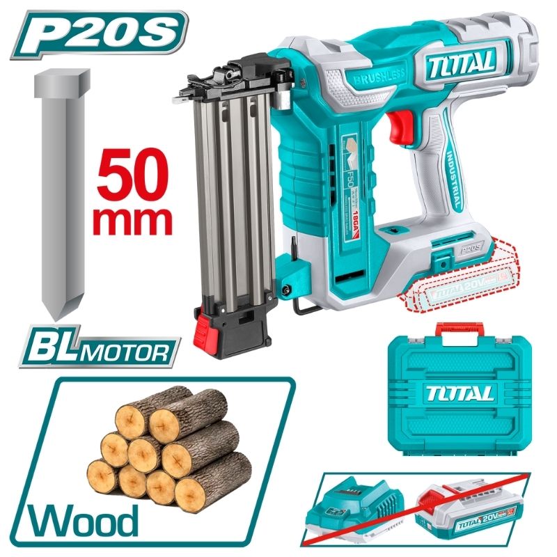 TOTAL Cordless Brad Nailer - TCBNLI5005