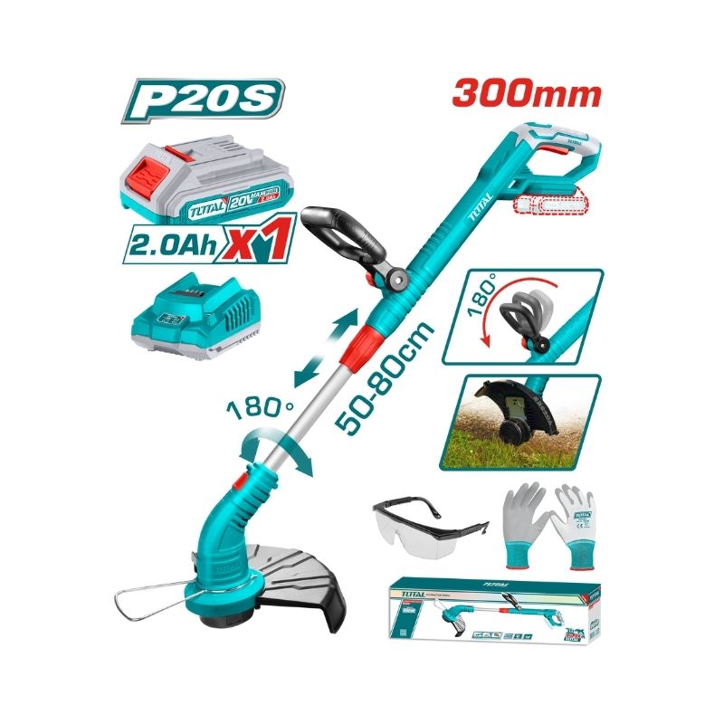 TOTAL Lithium-ion Grass Trimmer - TGTLI20301