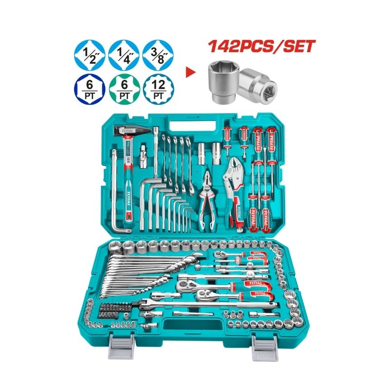 142 Pcs combination tools set - THKTHP21426