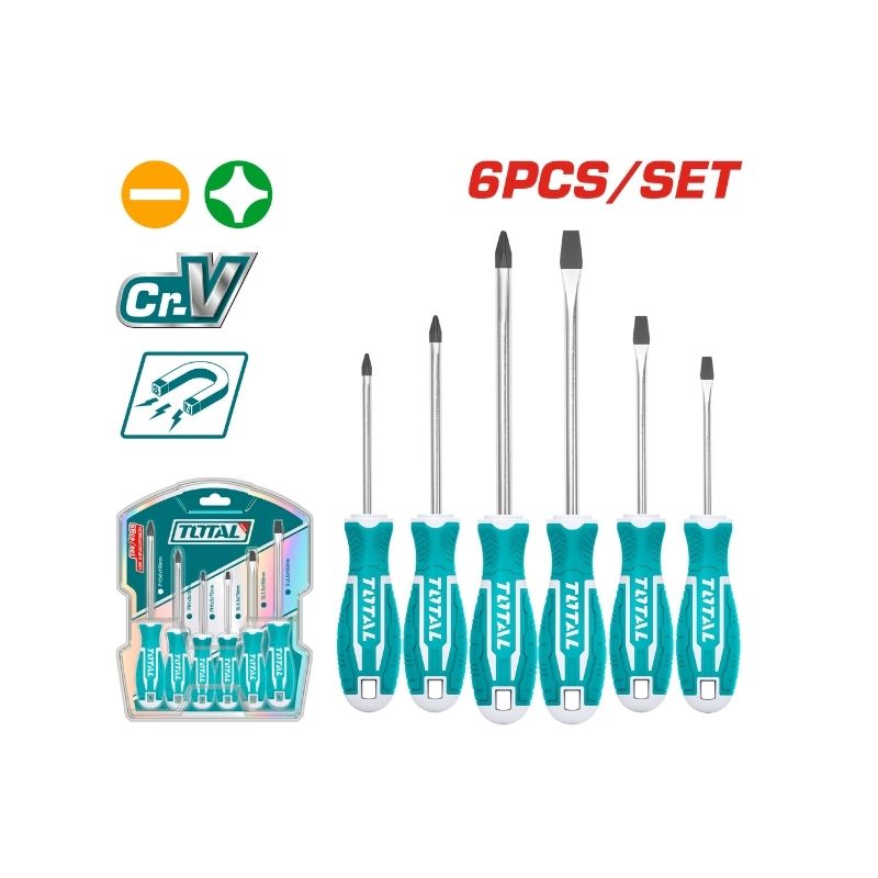 6 Pcs screwdriver set - THT250606