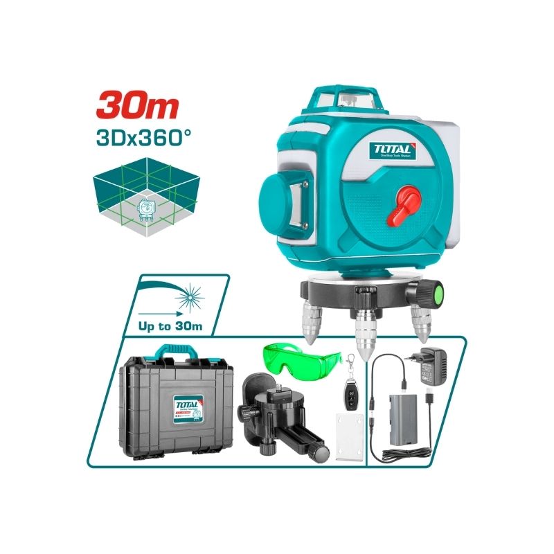 3D Green Beam Self-Leveling Laser Level - TLL255267