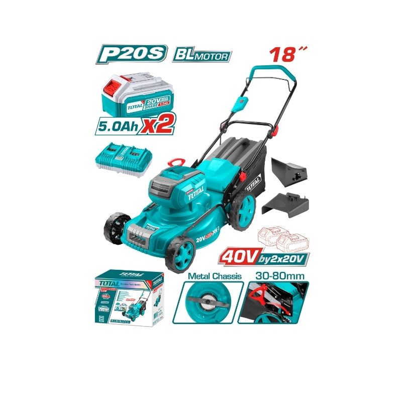 TOTAL Cordless Lawn Mower - TLMLI20186