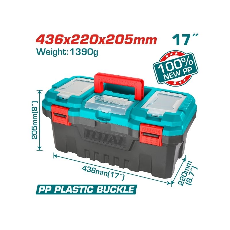 17" Plastic tool box - TPBX0171