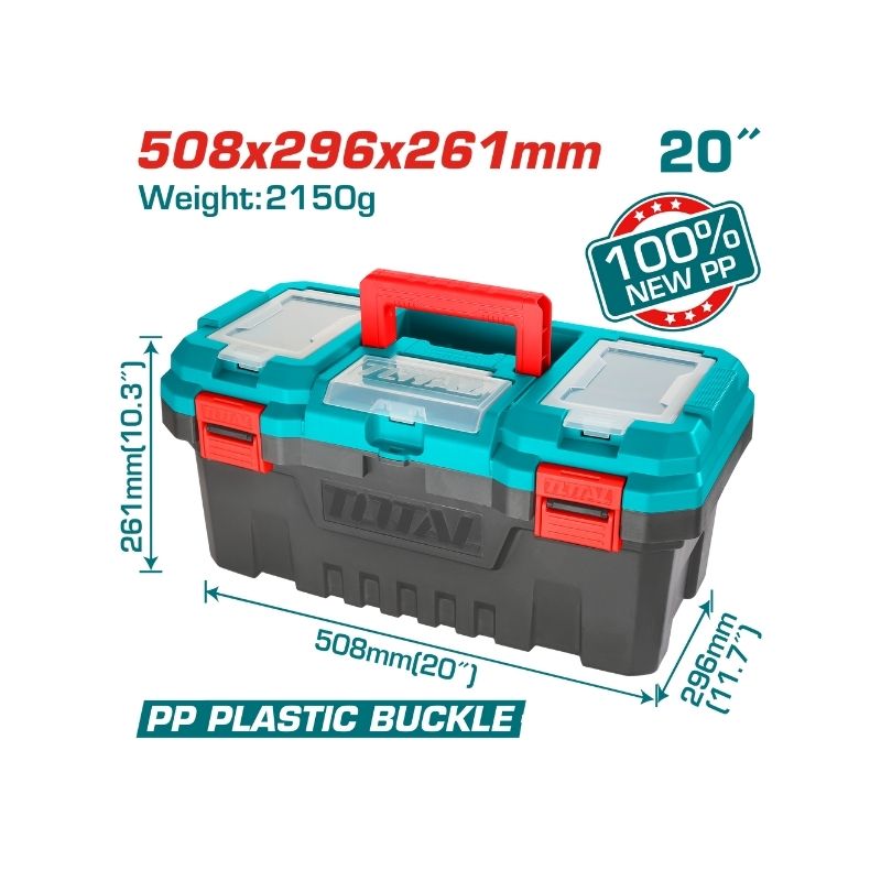 20" Plastic tool box - TPBX0201
