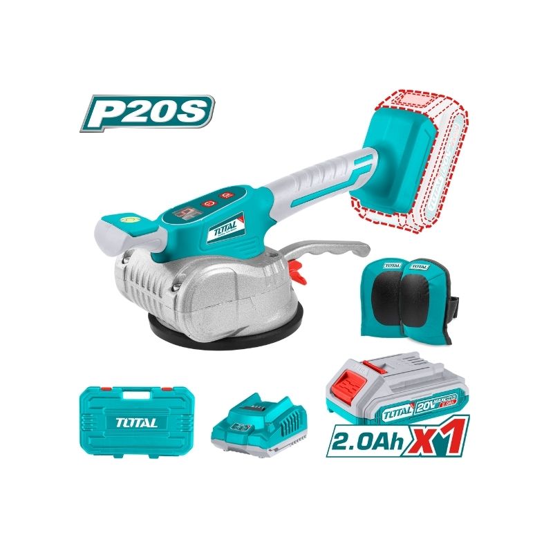 TOTAL Lithium-ion Tile Vibration Machine - TTVLI20101