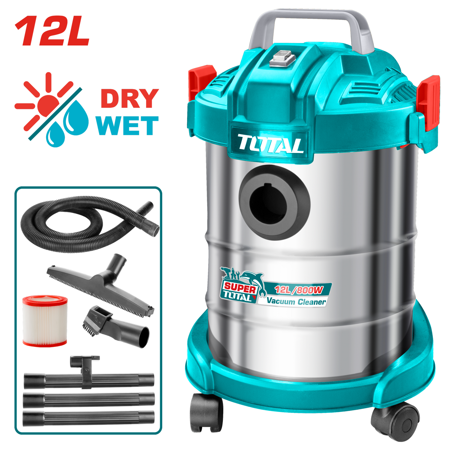 Total Vacuum Cleaner 12L TVC14122