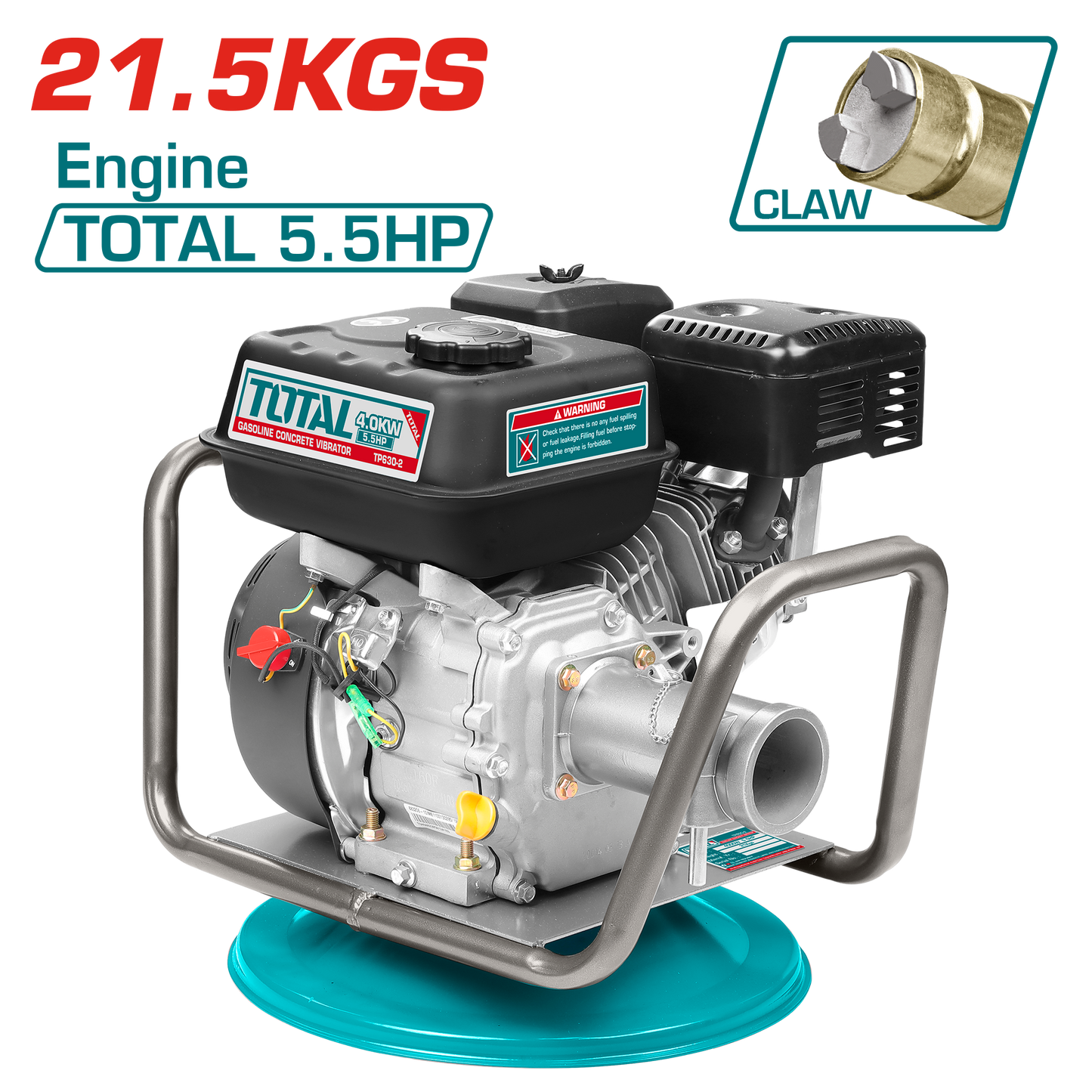 Total Gasoline Concrete Vibrator TP630-2