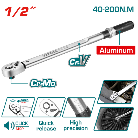 Total Torque Wrench 1/2 inch THPTW200N2