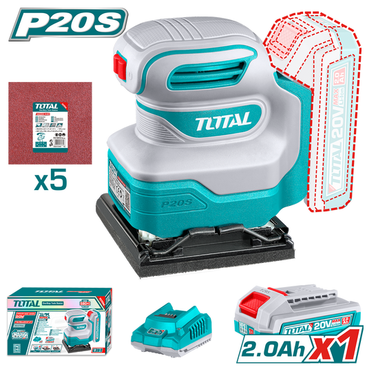 Total Cordless Sheet Sander 20V TSHSLI20141