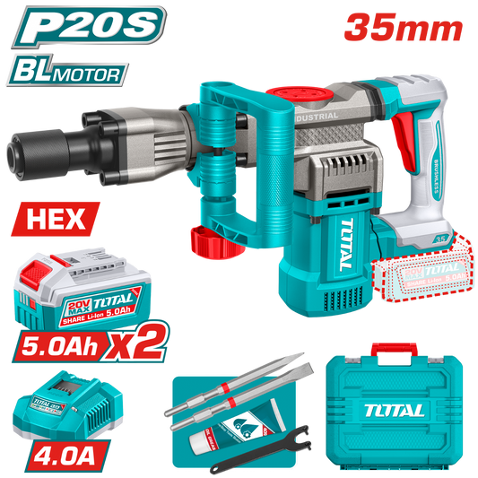 Total Cordless Demolition Breaker 20V TDBLI203582