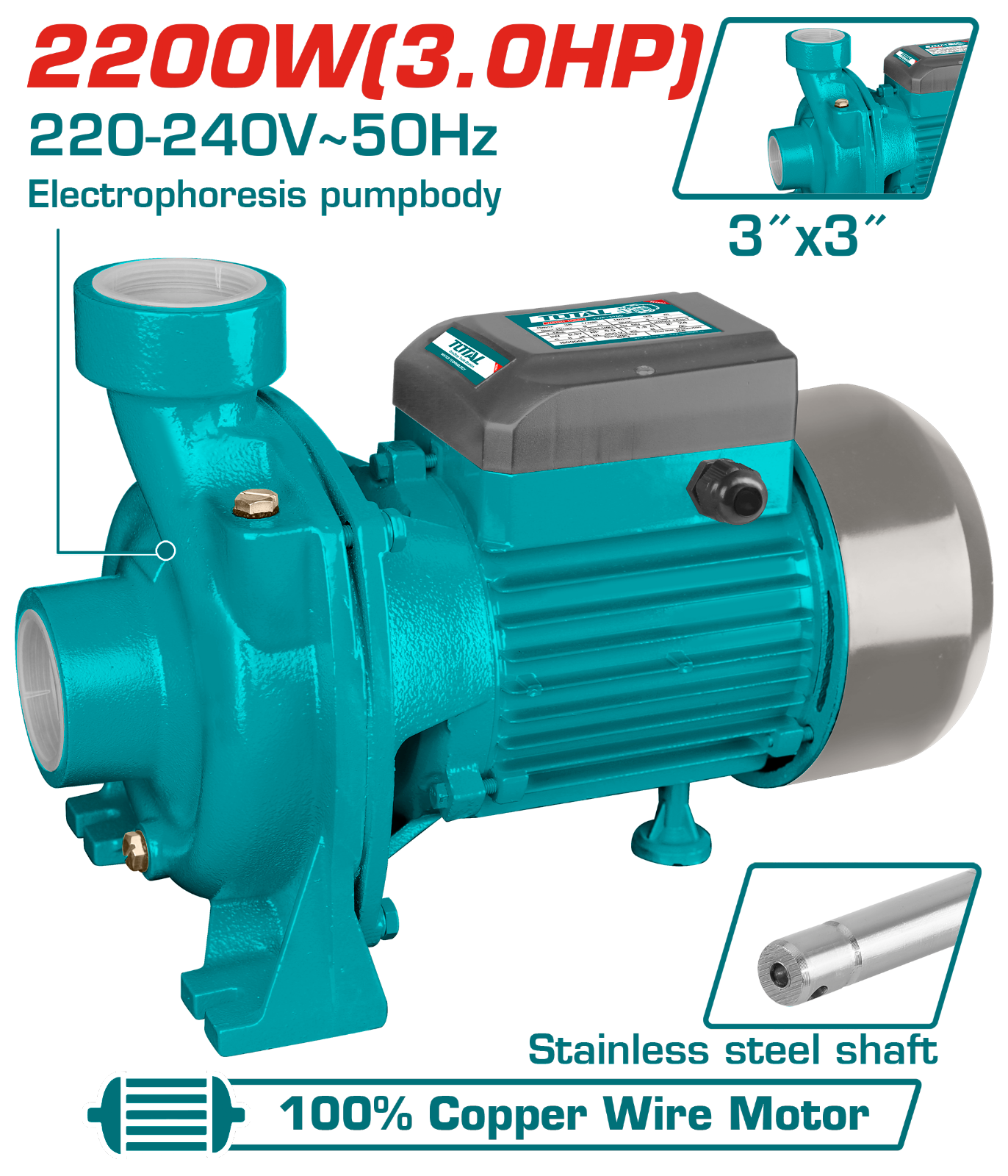 Total Water Pump 2200W TWP222002