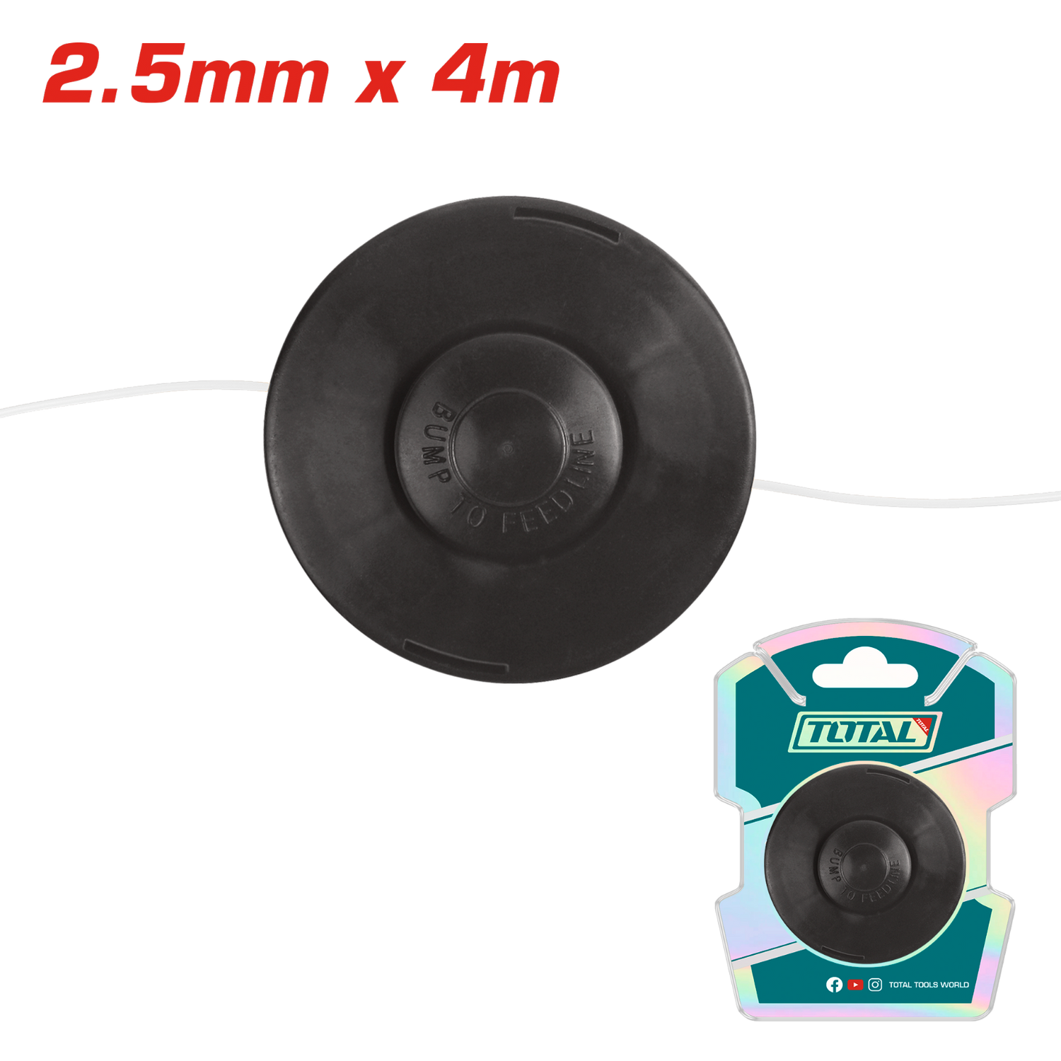 Total Trimmer Line Spool 2.5mm TGTLS2545