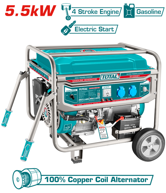 Total Gasoline Generator 5.5kW TP155001