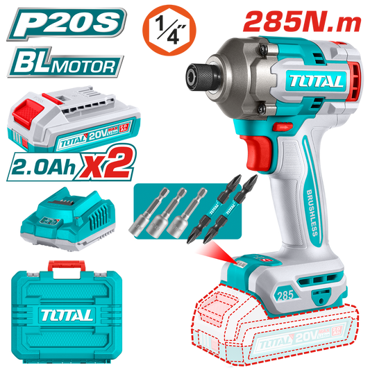 Total Cordless Impact Driver 20V TIRLI2028