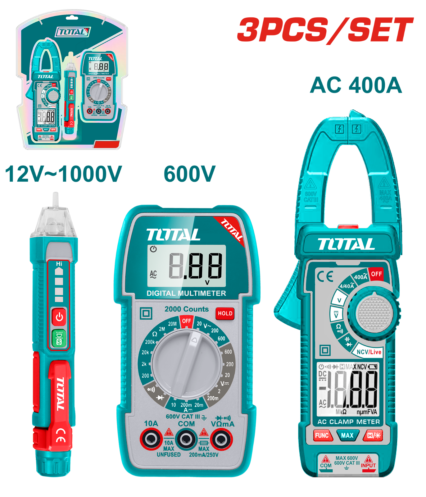 Total Electrical Test Kit 3pcs TMT23069