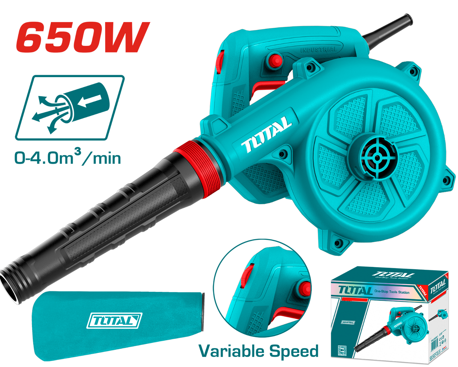 Total Aspirator Blower 650W TB6566