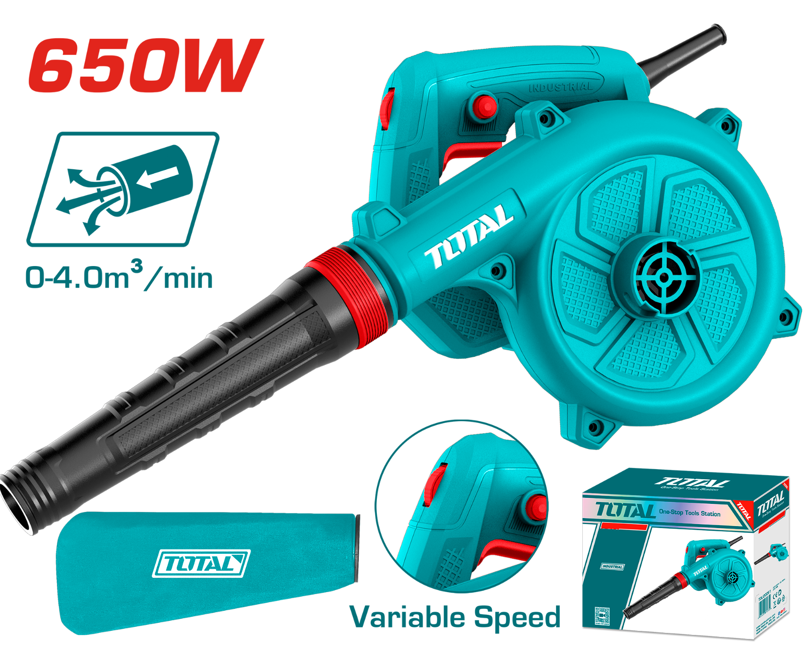 Total Aspirator Blower 650W TB6566