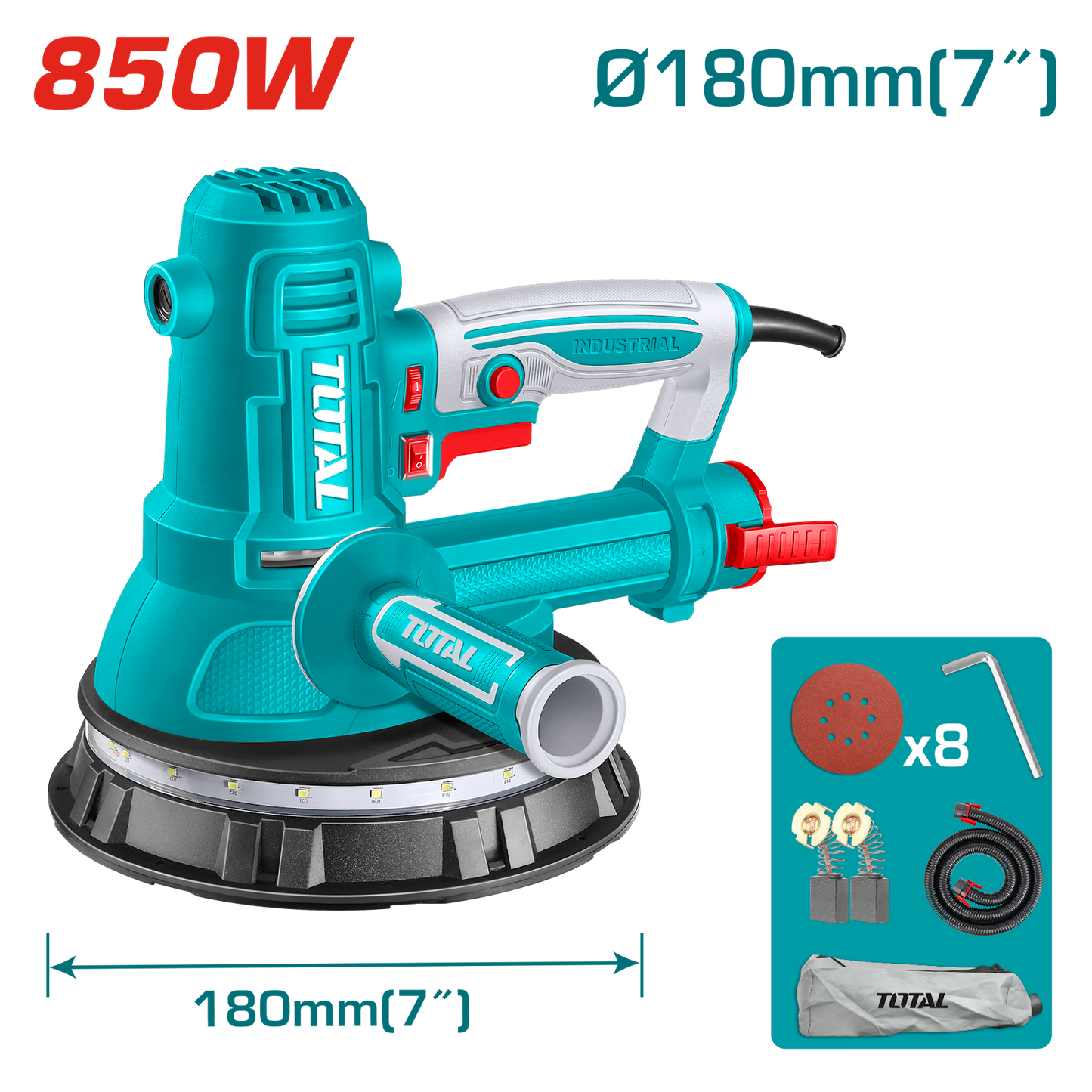 Total Drywall Sander 850W TDWS10508