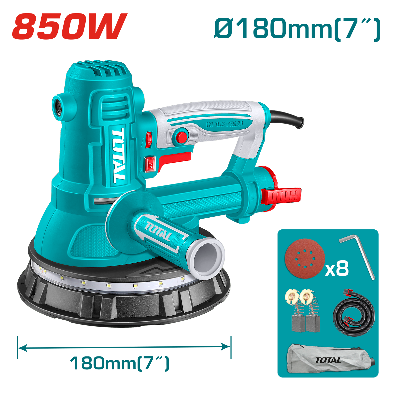 Total Drywall Sander 850W TDWS10508