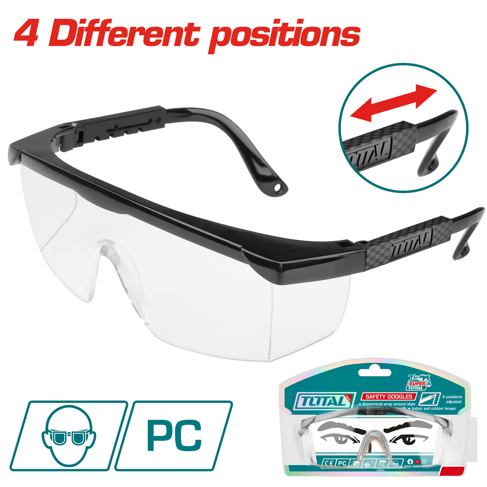Total Safety Goggles TSP301