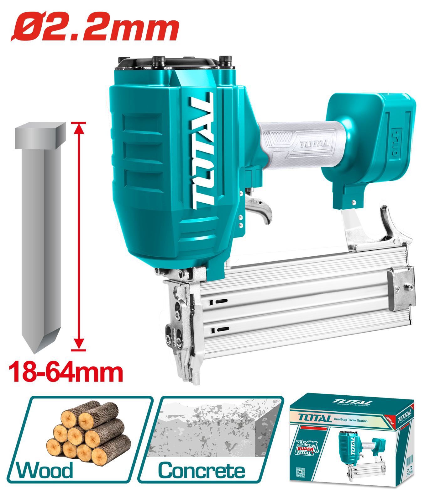 Total Air Concrete Nailer TAT8641