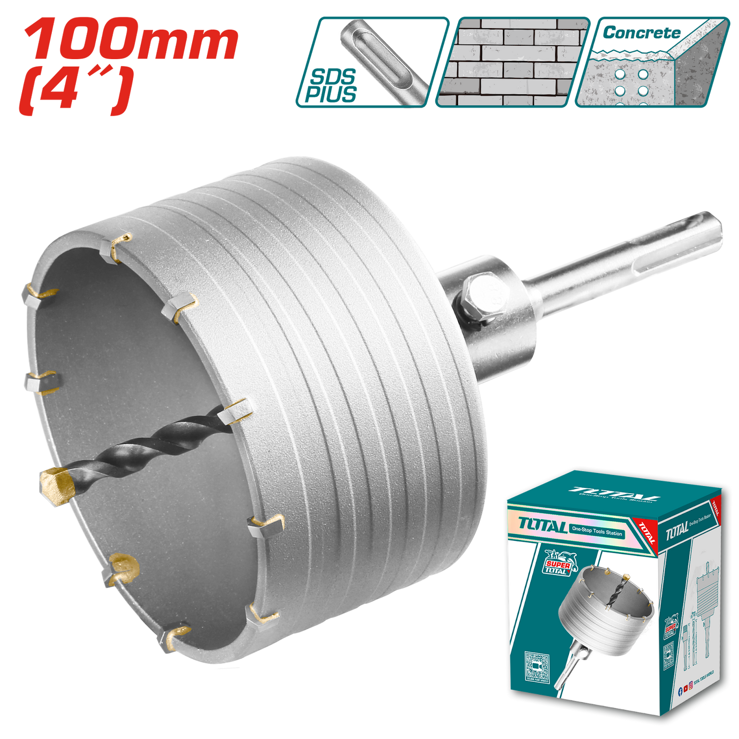 Total Hole Core Bit 100mm TAC431001