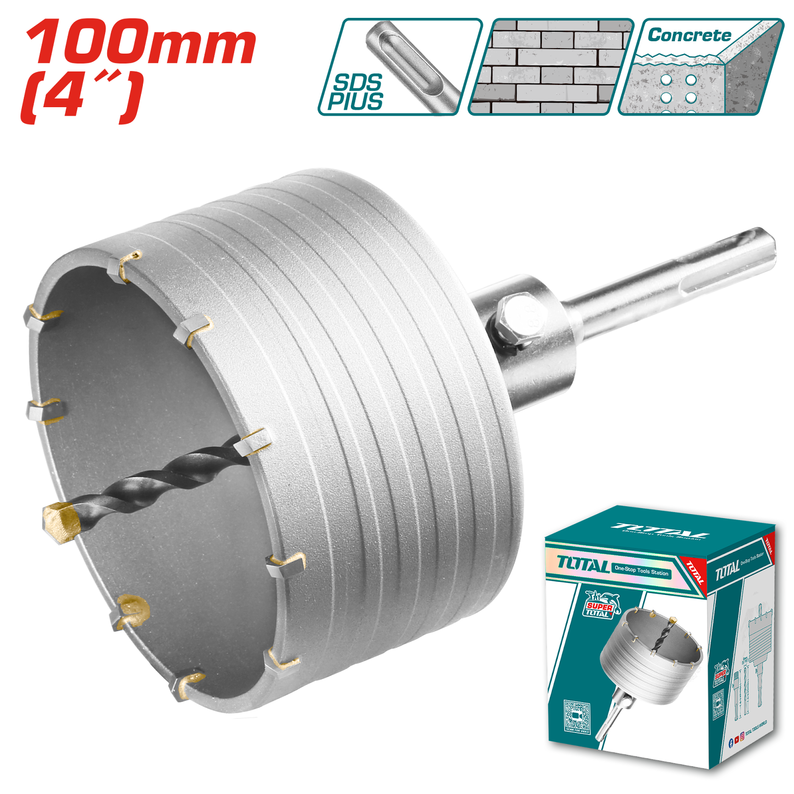 Total Hole Core Bit 100mm TAC431001
