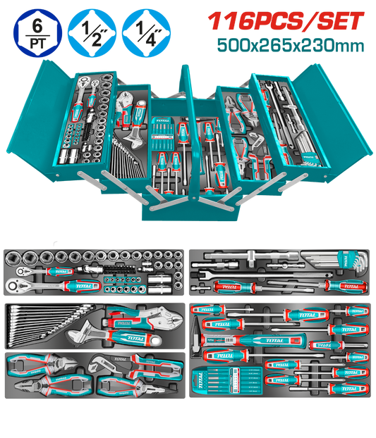 Total 116 Pcs Tools Chest Set THTCS351167