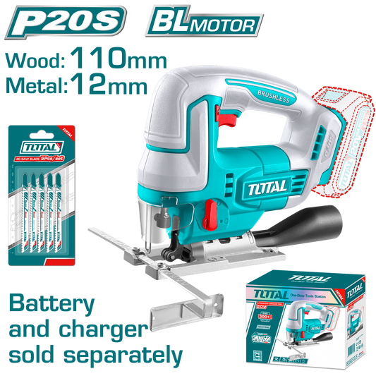 Total Cordless Jig Saw 20V TJSLI1008