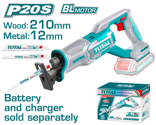Total Cordless Reciprocating Saw 20V TRSLI2108