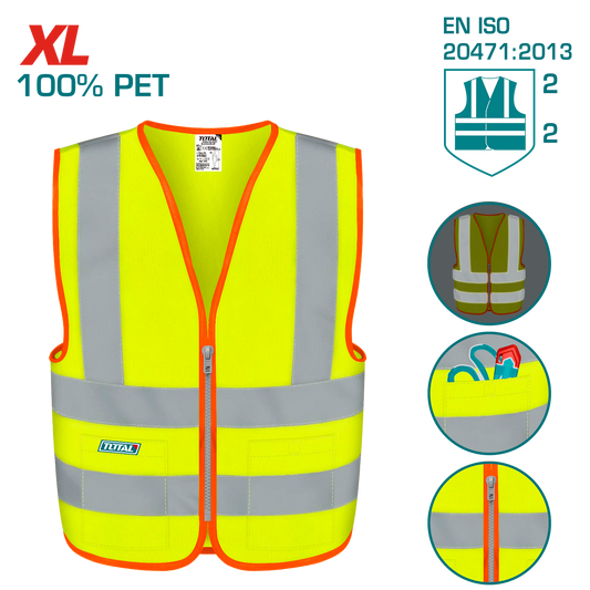 Total Reflection Safety Vest XL TSP63XL