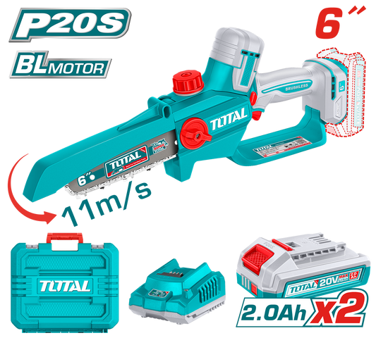 Total Cordless Pruner Saw 20V 6 inch TGSLI20662