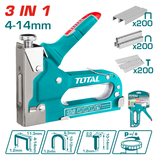 Total 3 In 1 Staple Gun THT31143