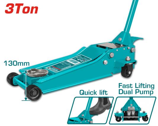 Total Hydraulic Garage Jack 3 Ton THT108313