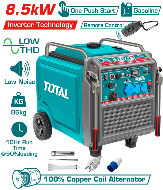 Total Inverter Gasoline Generator 8.5kW TP585006