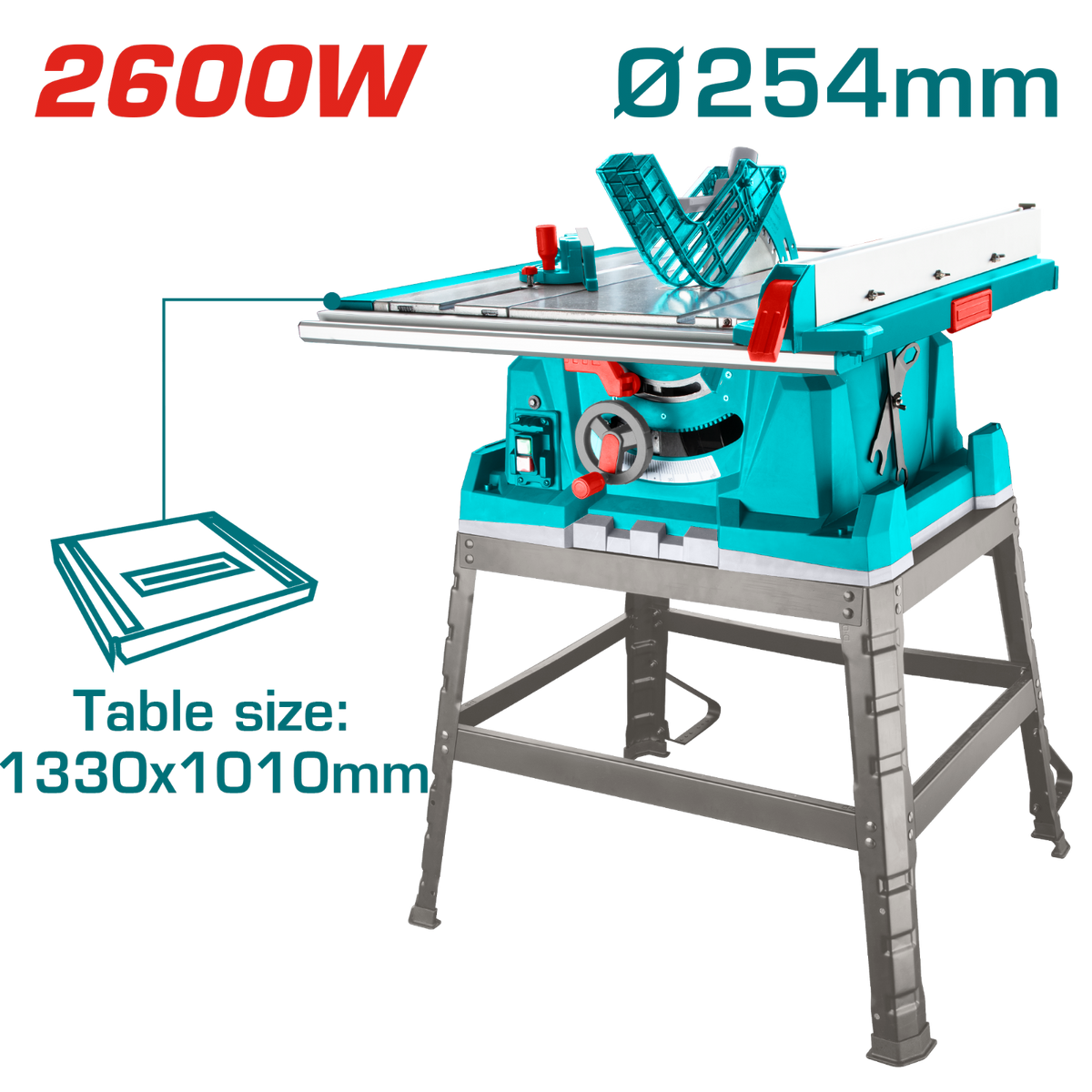 Total Table Saw 2600W TS526043