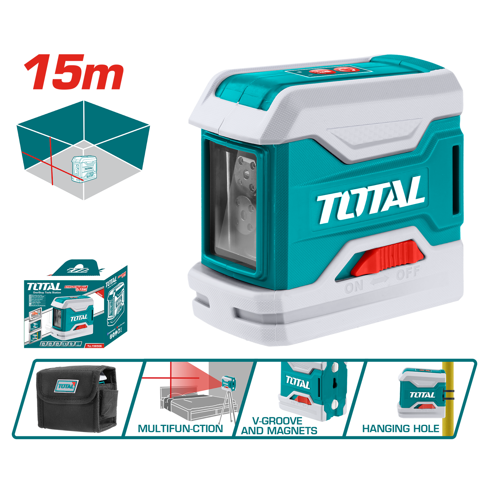 Total Self-leveling Line Laser TLL156506