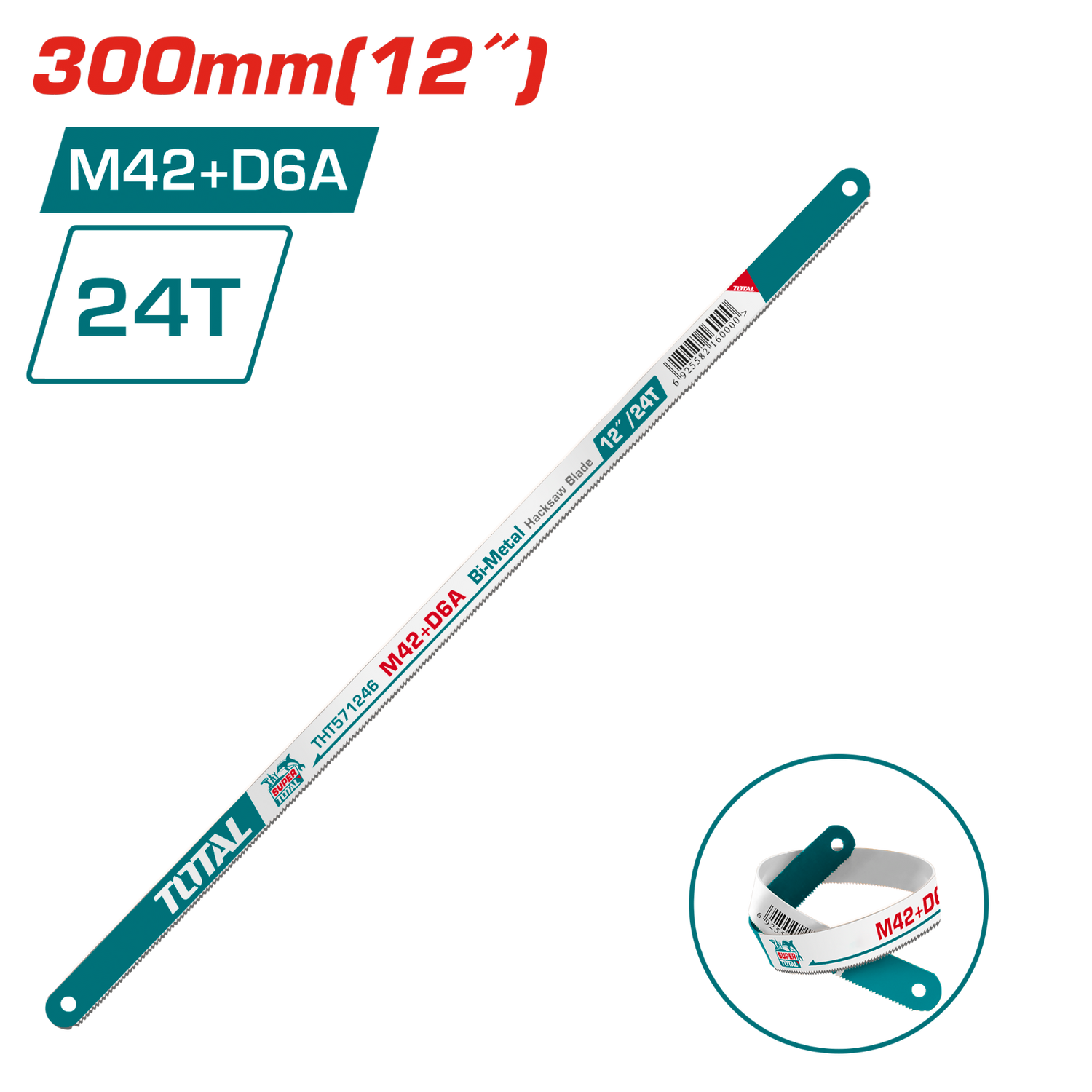 Total Bi-Metal Hacksaw Blade 300mm THT571246