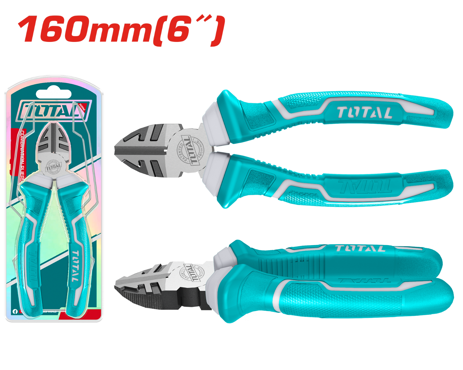 Total Diagonal Cutting Pliers 6 inch THT130606P