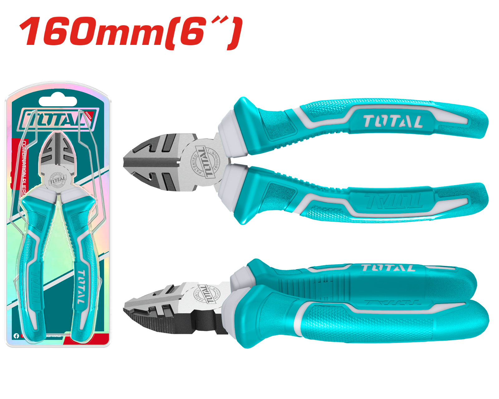 Total Diagonal Cutting Pliers 6 inch THT130606P