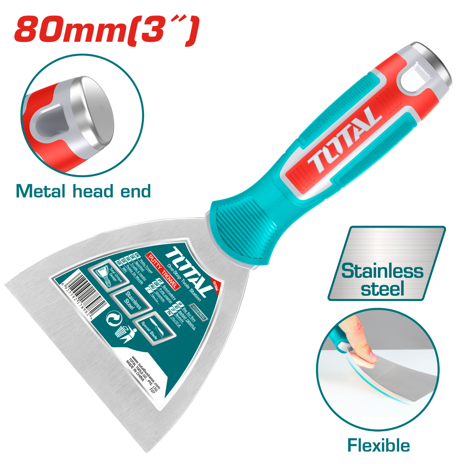 Total Putty Trowel 80mm THT83806
