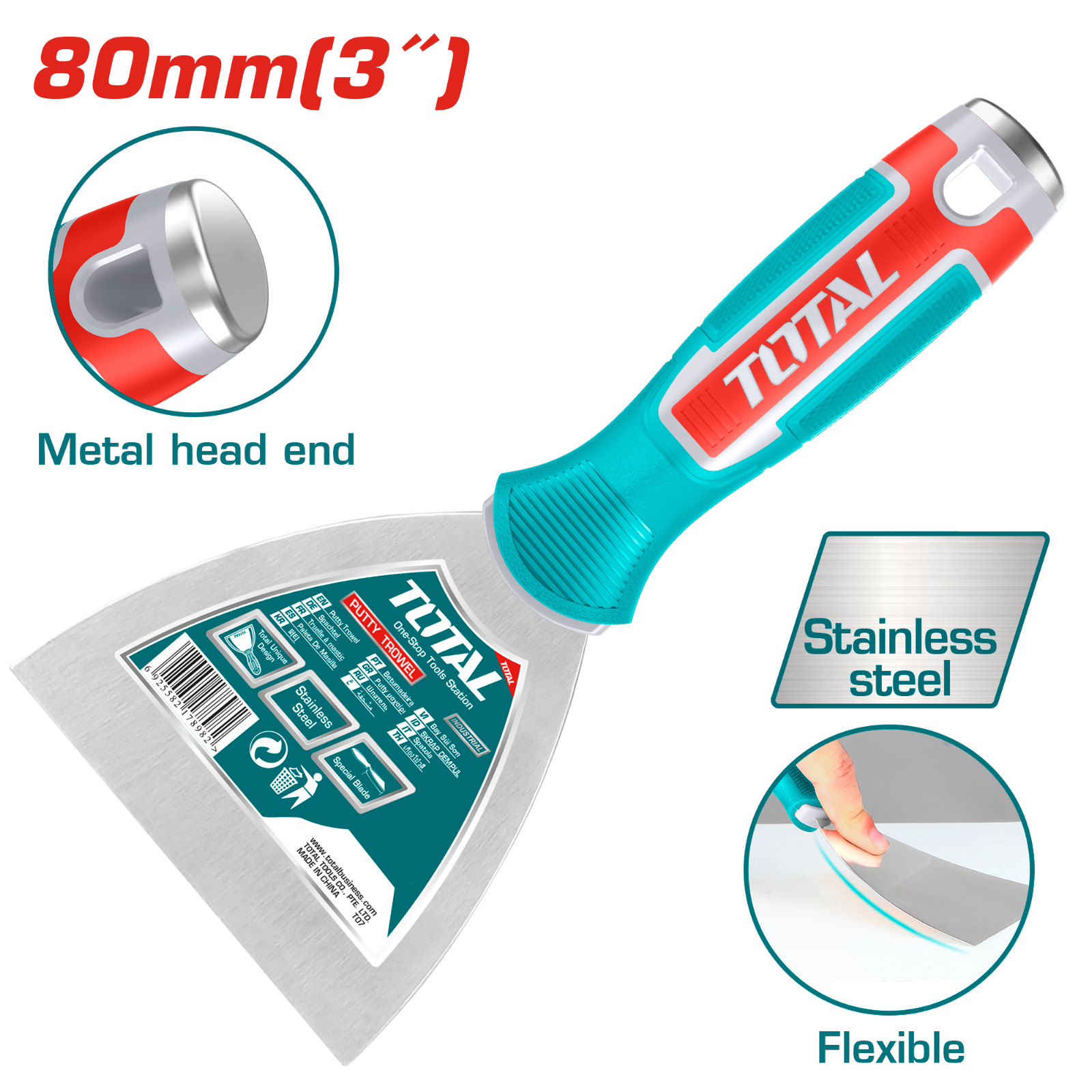 Total Putty Trowel 80mm THT83806