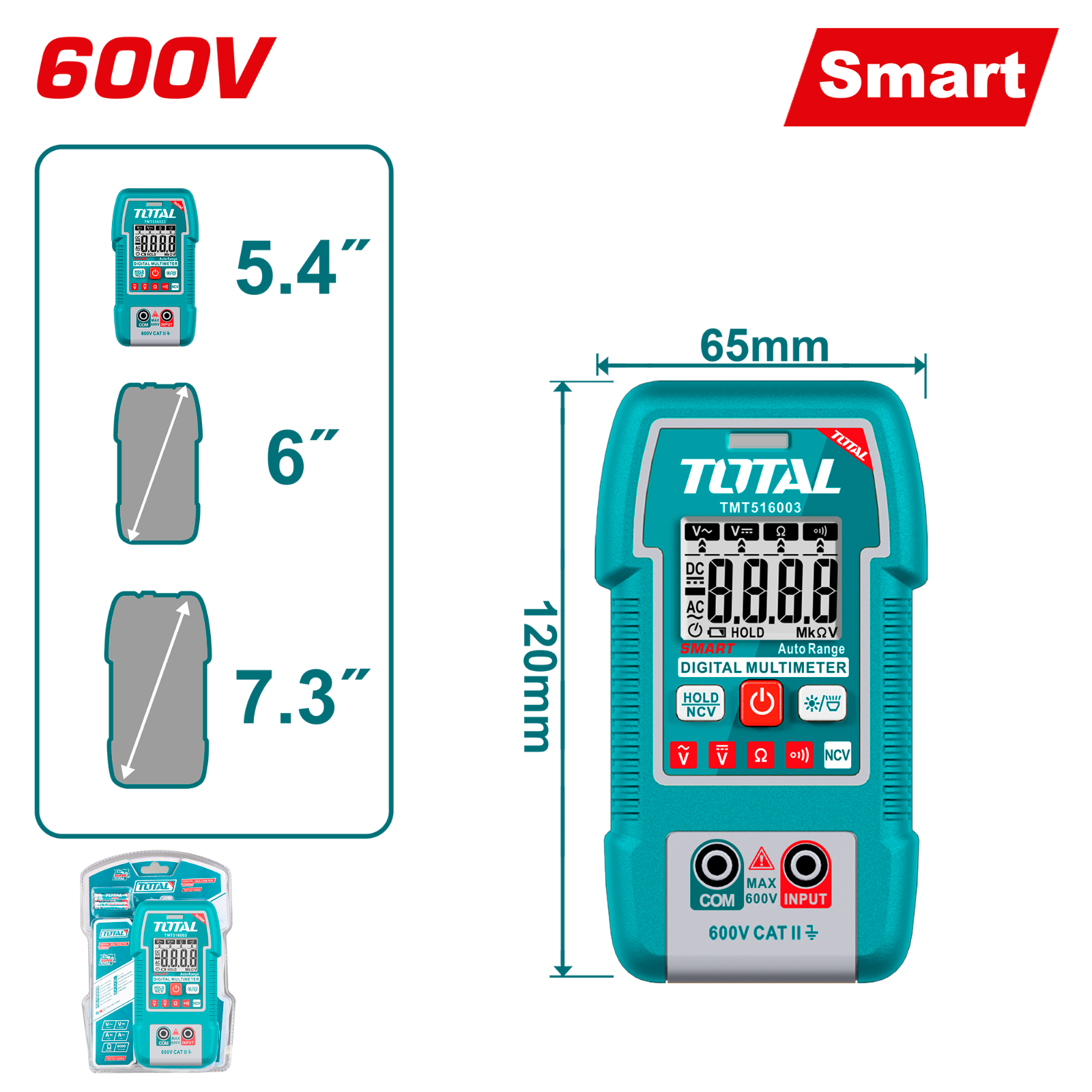 Total Digital Multimeter TMT516003